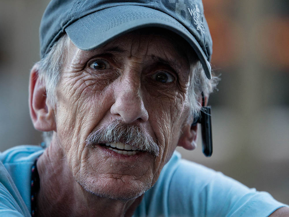 portrait taxi driver downtown Medford Oregon
