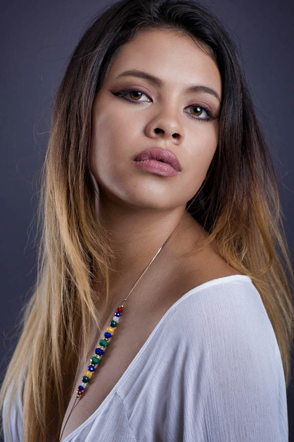 oregon forest portrait alternative model asian with tattoo